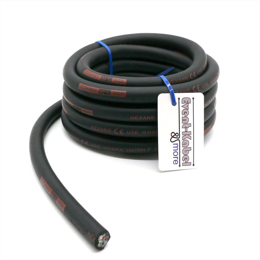 TITANEX® H07RN-F 5G6 Gummikabel | 1 Meter | 20100